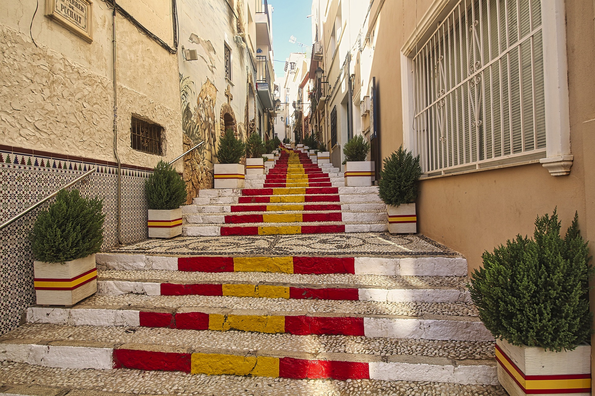Rue Vieux Calpe en Espagne